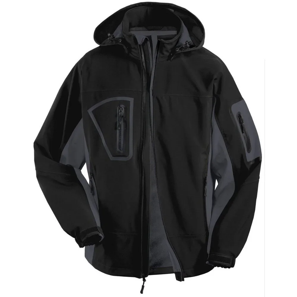 NWT Port Authority J798 Waterproof Soft Shell Jacket Mens XS Black